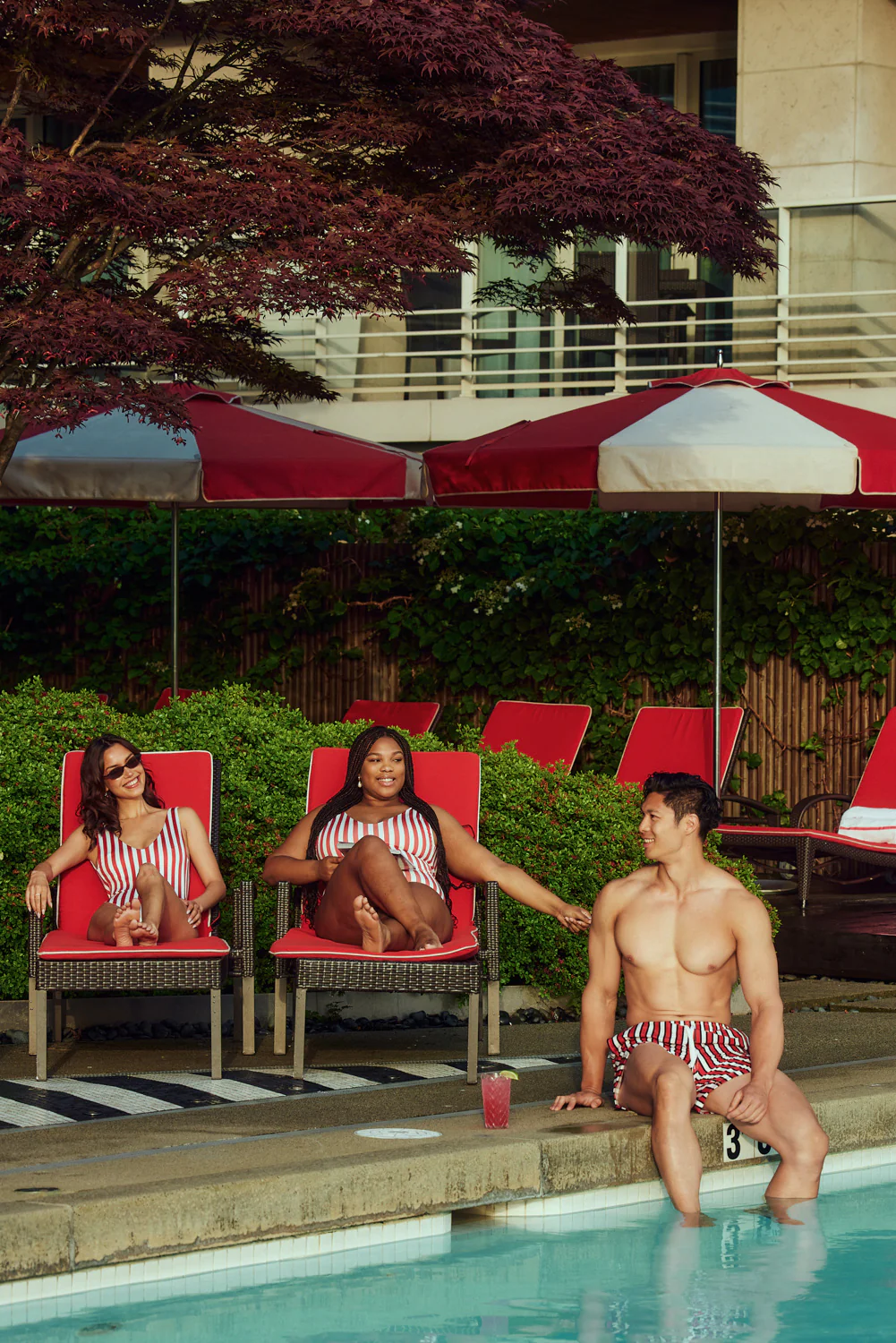 Londre X Fairmont Pacific Rim - Bather Board Short - Image 4