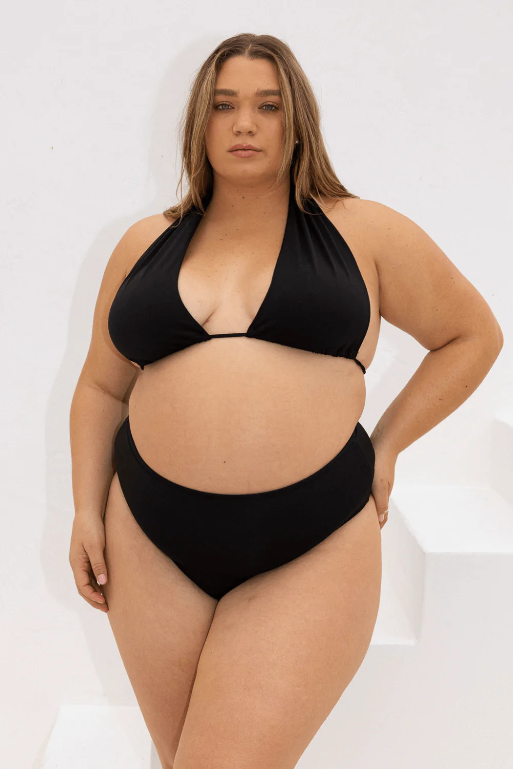 The High-Waisted Scrunch Bottoms - Matte Black - Image 5