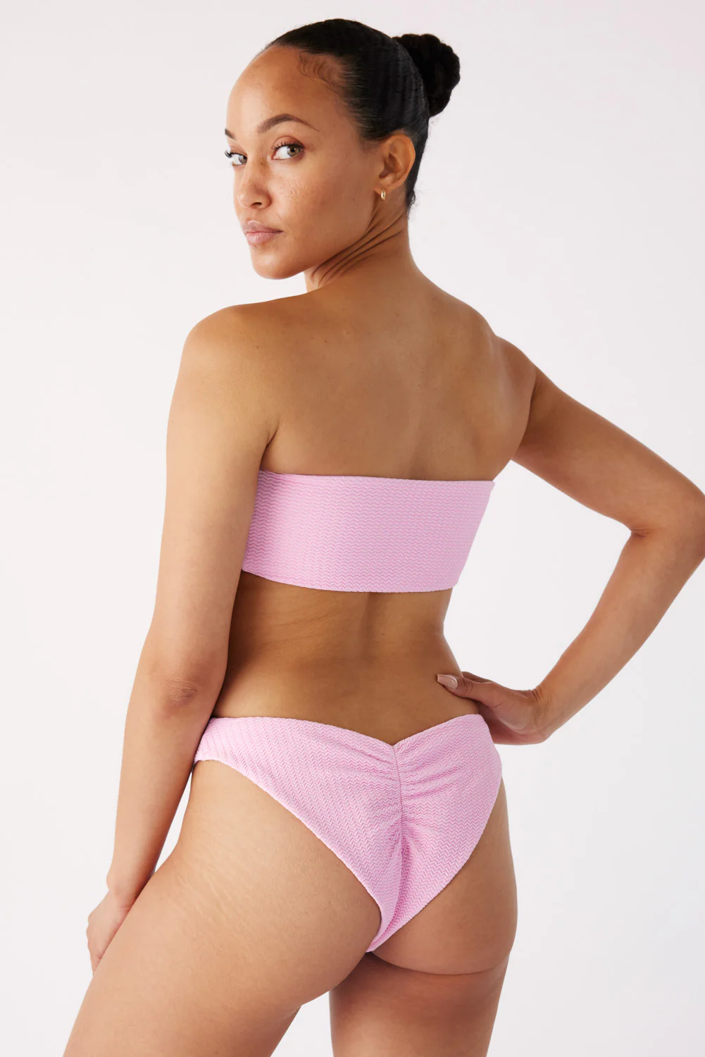 The Bandeau - Peony Pink Ripple - Image 3