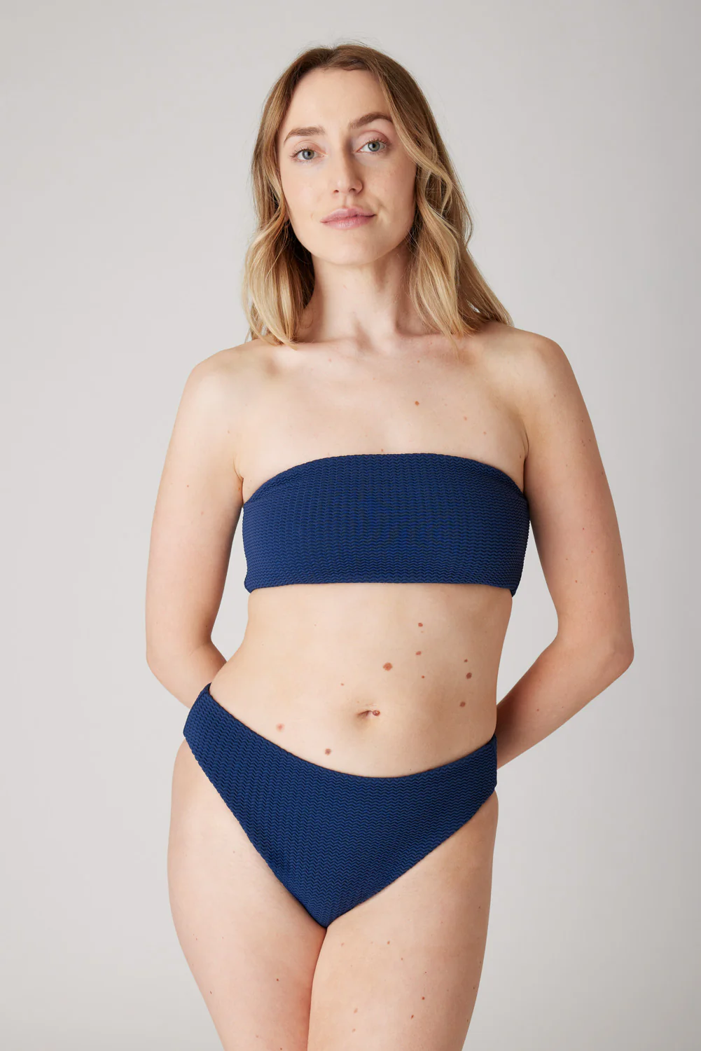 The Bandeau - Soft Navy Ripple - Image 3