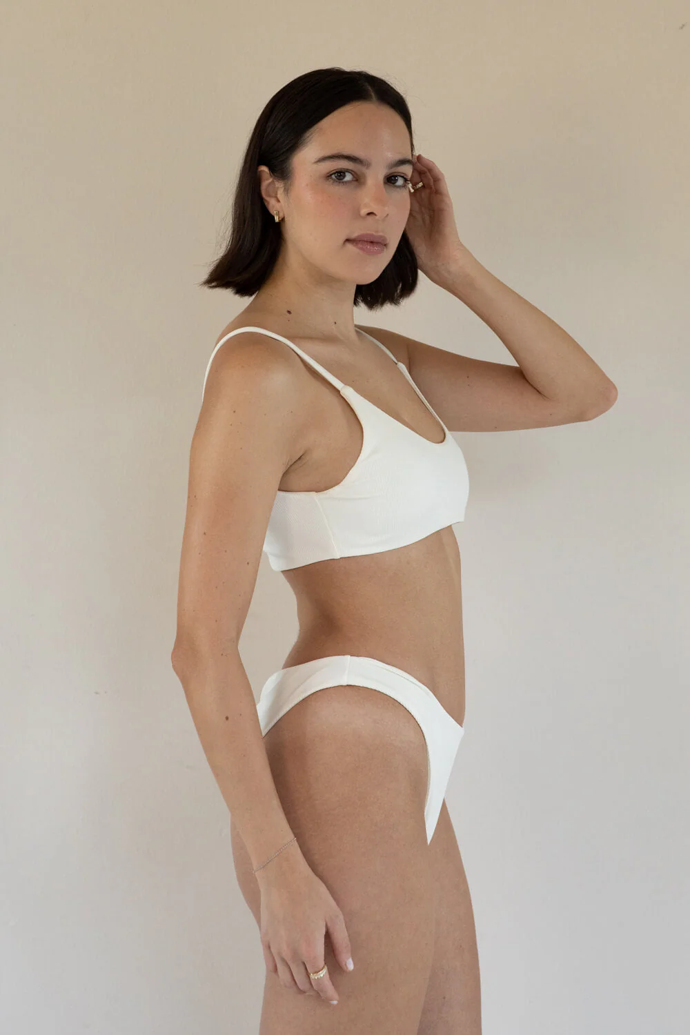 The Bralette Top - Ribbed Cream - Image 4