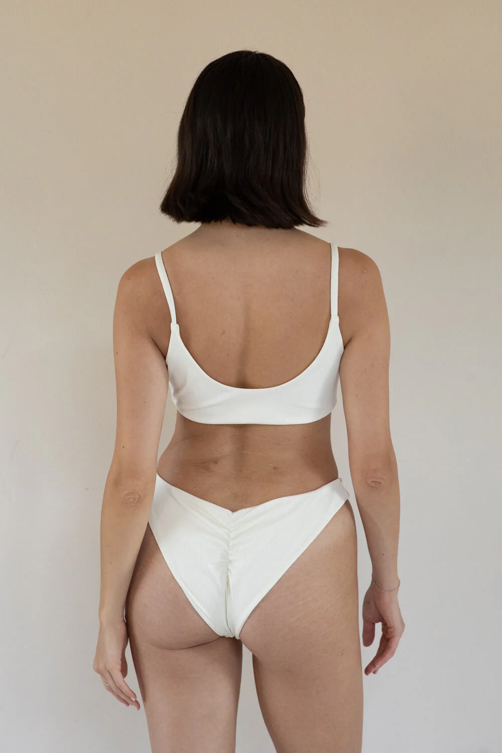 The Bralette Top - Ribbed Cream - Image 5