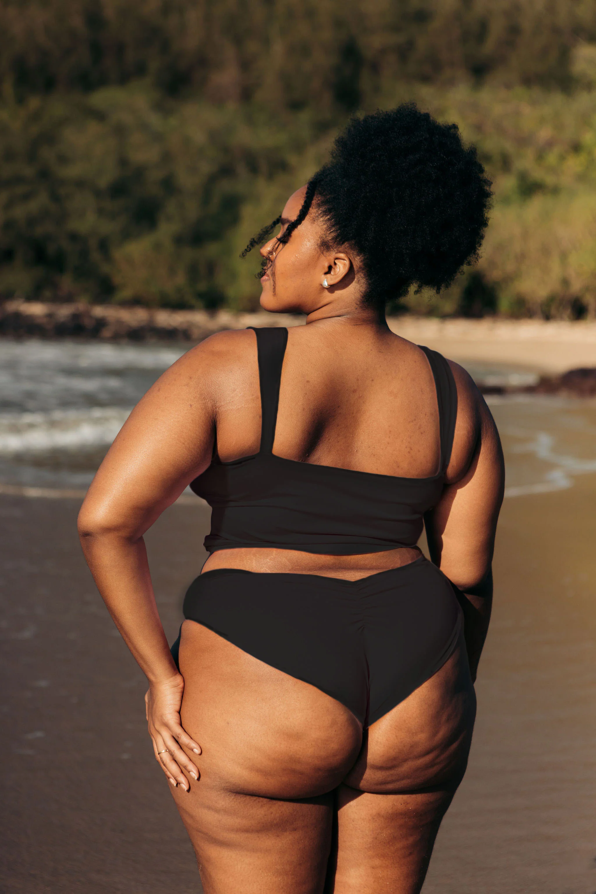 The Sweetheart Tankini - Matte Black - Image 4