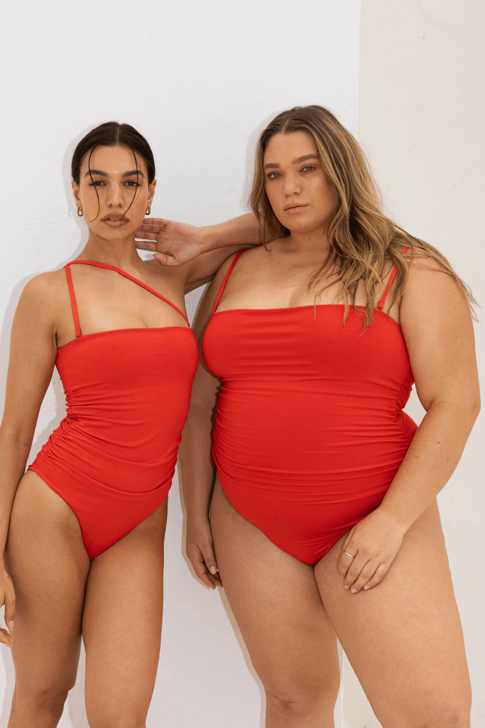 The Convertible Bandeau One Piece - Fiesta Red - Image 6