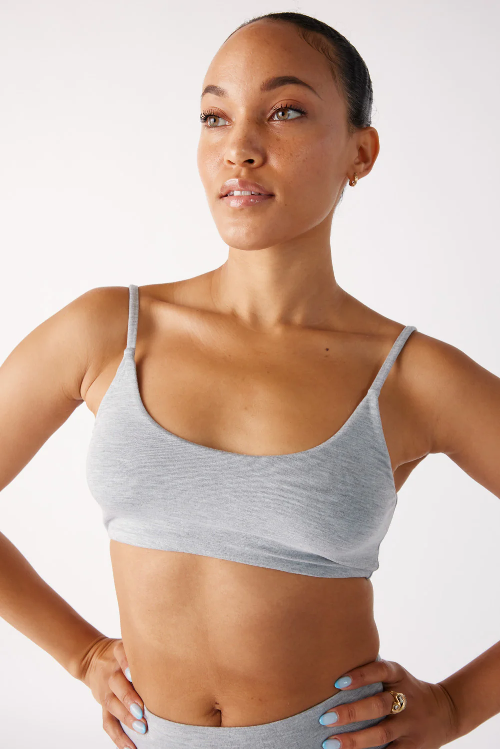 The Cool-Comf Lounge Bralette - Heather Gray - Image 2