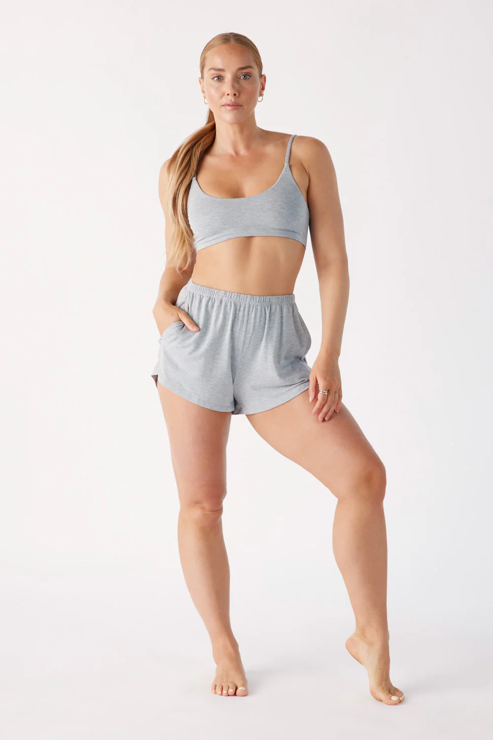 The Cool-Comf Lounge Bralette - Heather Gray - Image 4