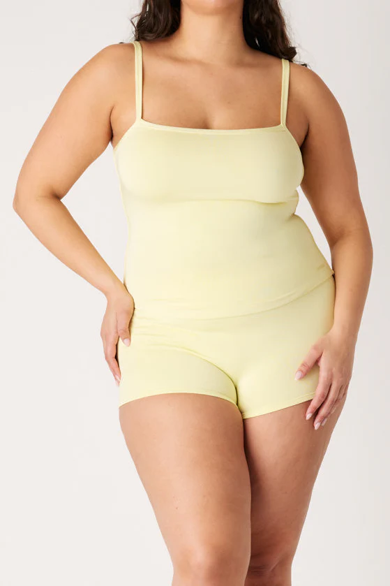 The Cool-Comf Cami Tank - Butter Yellow - Image 4