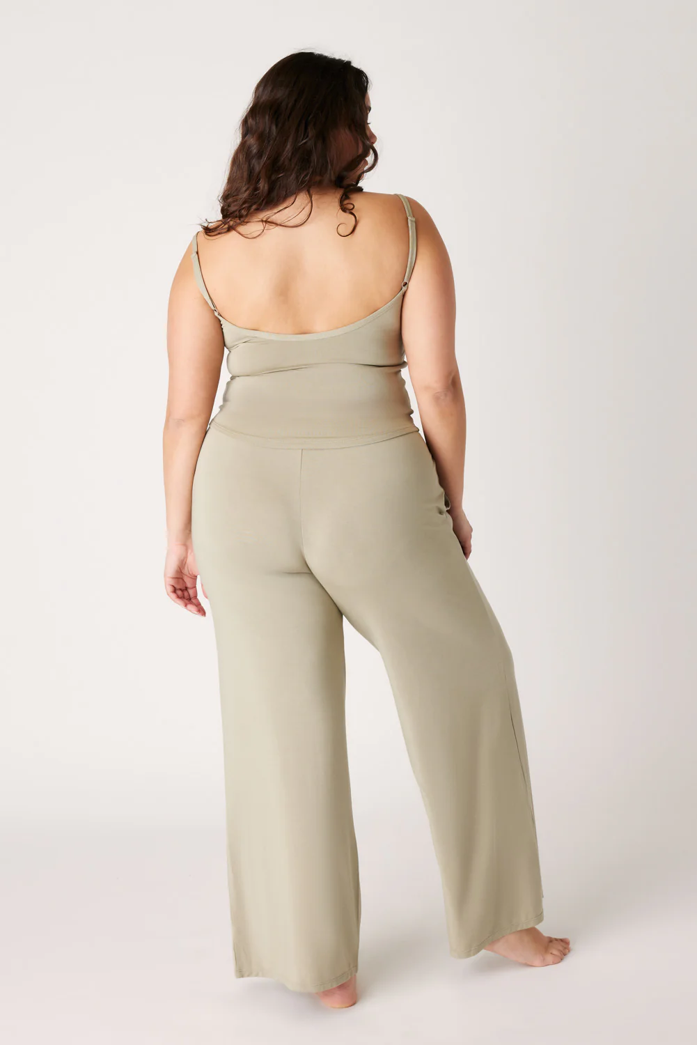 The Cool-Comf Cami Tank - Olive Taupe - Image 2