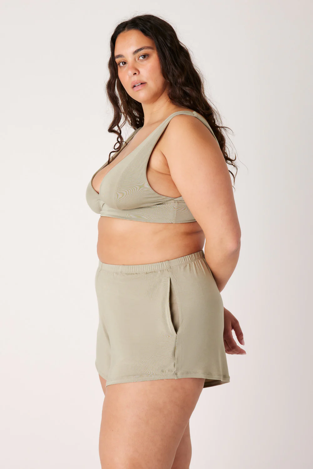 The Cool-Comf Chill Shorts - Olive Taupe - Image 2