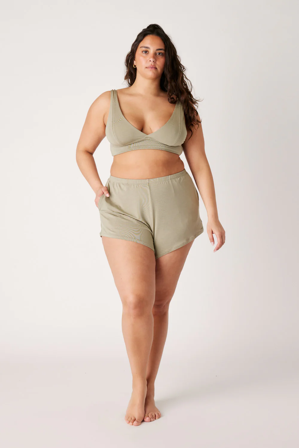 The Cool-Comf Chill Shorts - Olive Taupe - Image 5