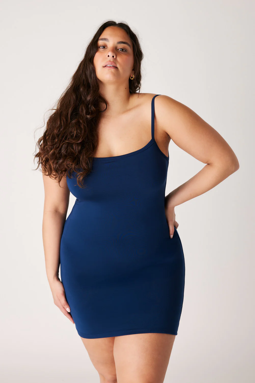 The Cool-Comf Lounge Cami Dress - Soft Navy - Image 4