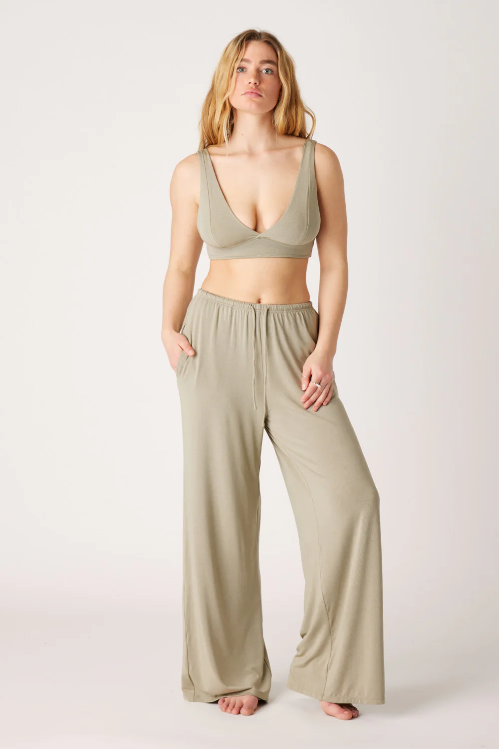 The Cool-Comf Lounge Chill Pant - Olive Taupe - Image 6