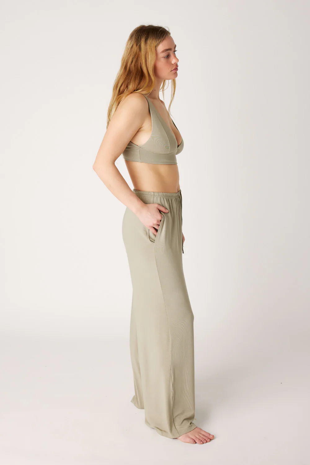 The Cool-Comf Lounge Chill Pant - Olive Taupe - Image 8