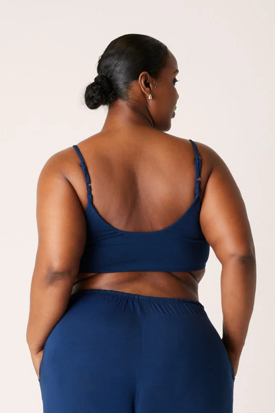 The Cool-Comf Lounge Bralette - Soft Navy - Image 3
