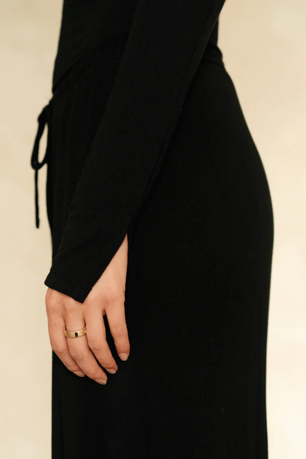 The Cool-Comf Lounge Essential Long Sleeve - Matte Black - Image 3