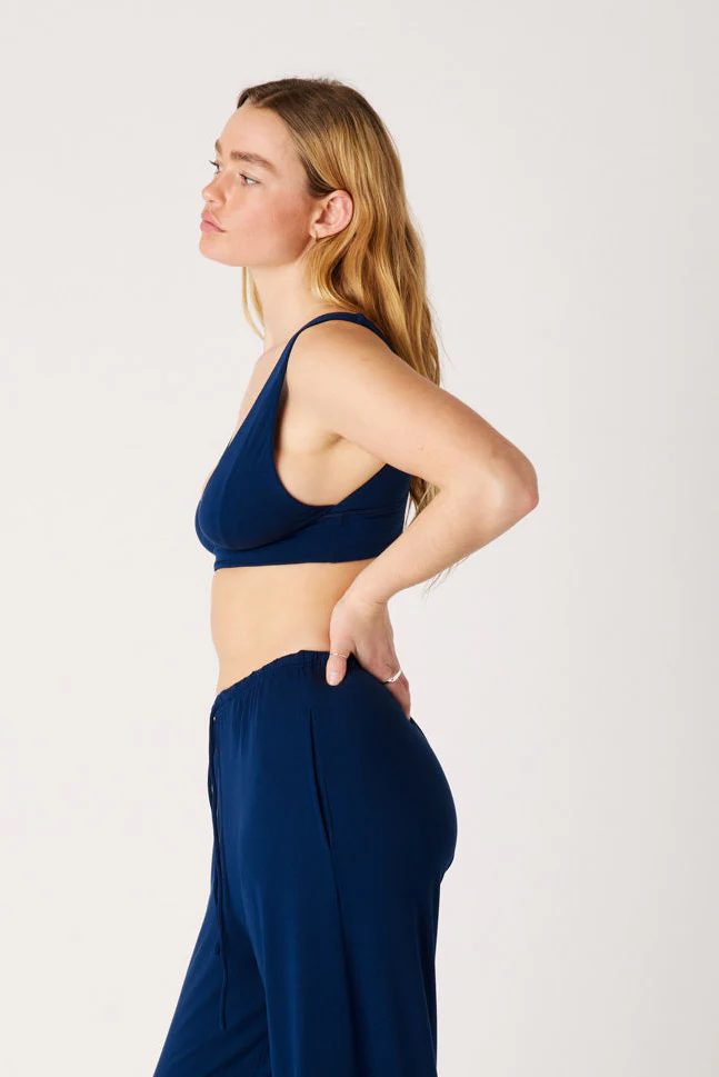 The Cool-Comf Longline Bra - Soft Navy - Image 5