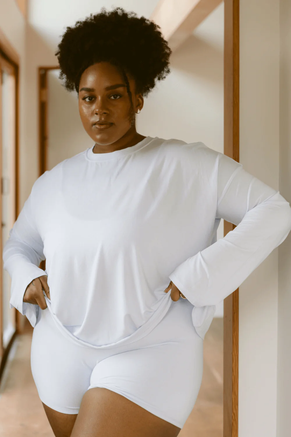 The Cool-Comf Lounge Oversized Long Sleeve - Cloud Blue - Image 4