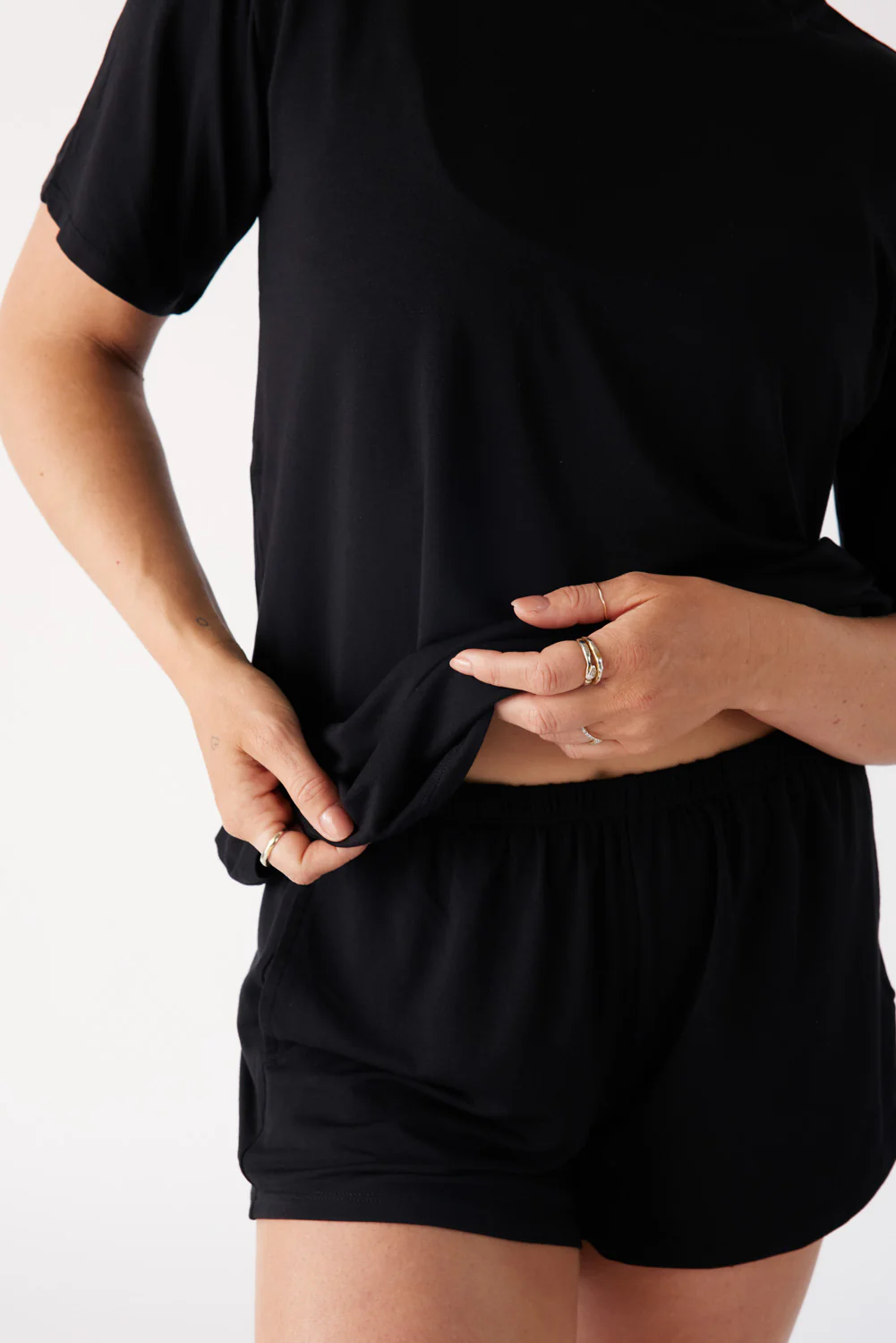 The Cool-Comf Lounge T-Shirt - Matte Black - Image 2