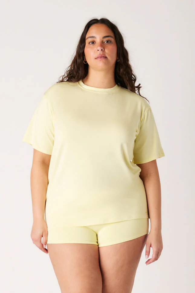 The Cool-Comf Lounge T-Shirt - Butter Yellow - Image 3