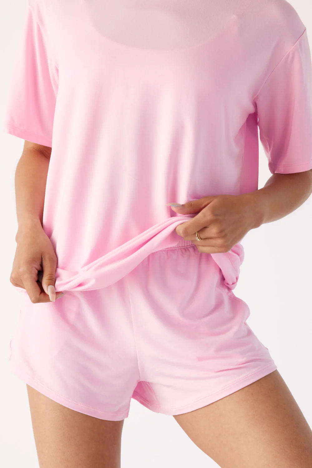 The Cool-Comf Lounge T-Shirt - Peony Pink - Image 3