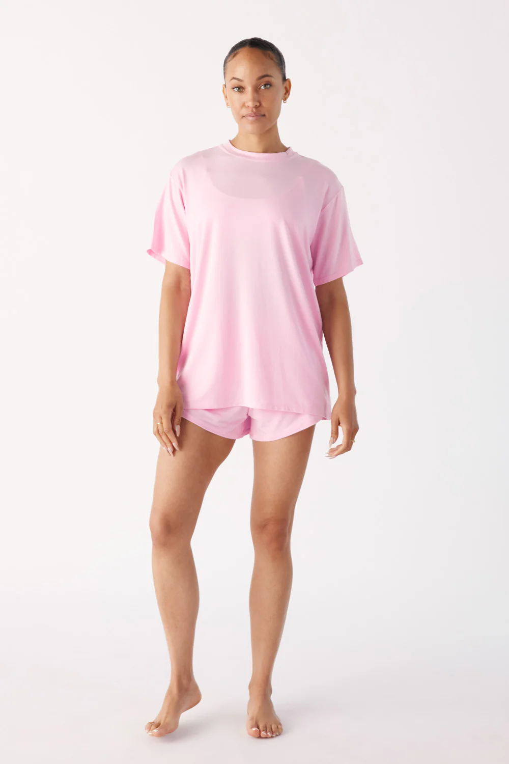 The Cool-Comf Lounge T-Shirt - Peony Pink - Image 5