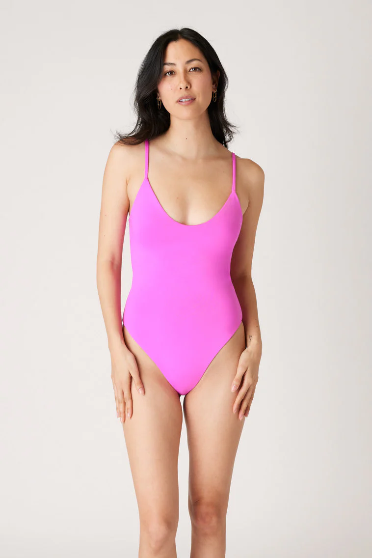The Corset One Piece - Fuchsia - Image 5
