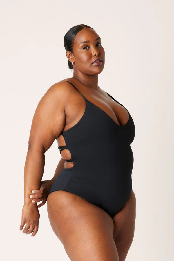 The Corset One Piece - Matte Black - Image 7
