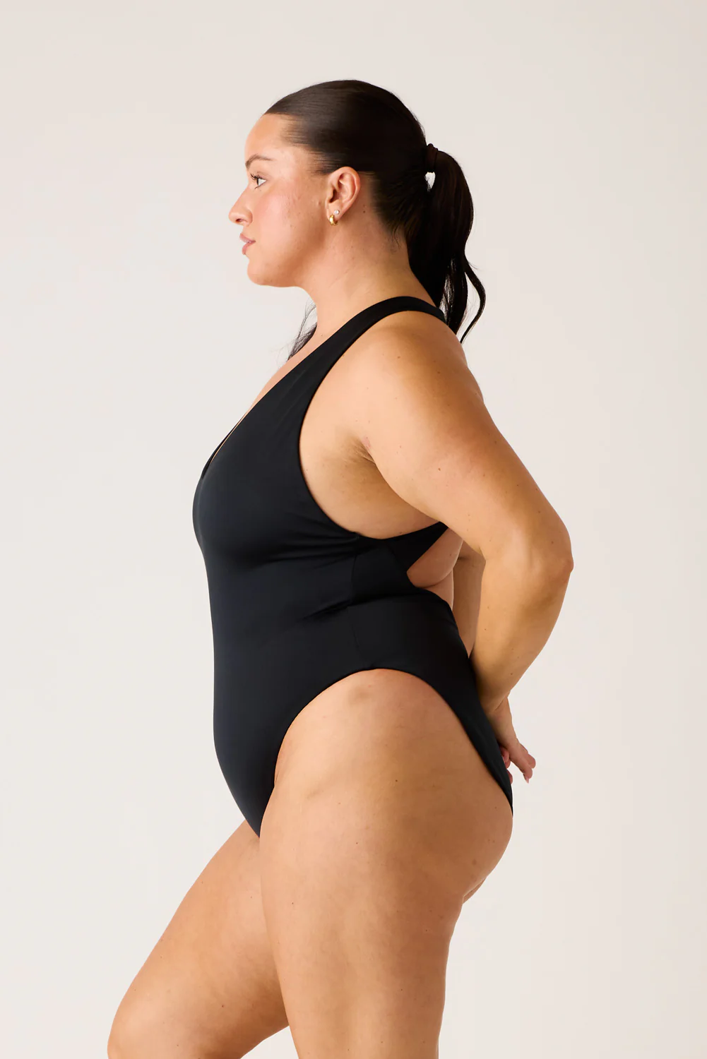 The Crossback One Piece - Matte Black - Image 5