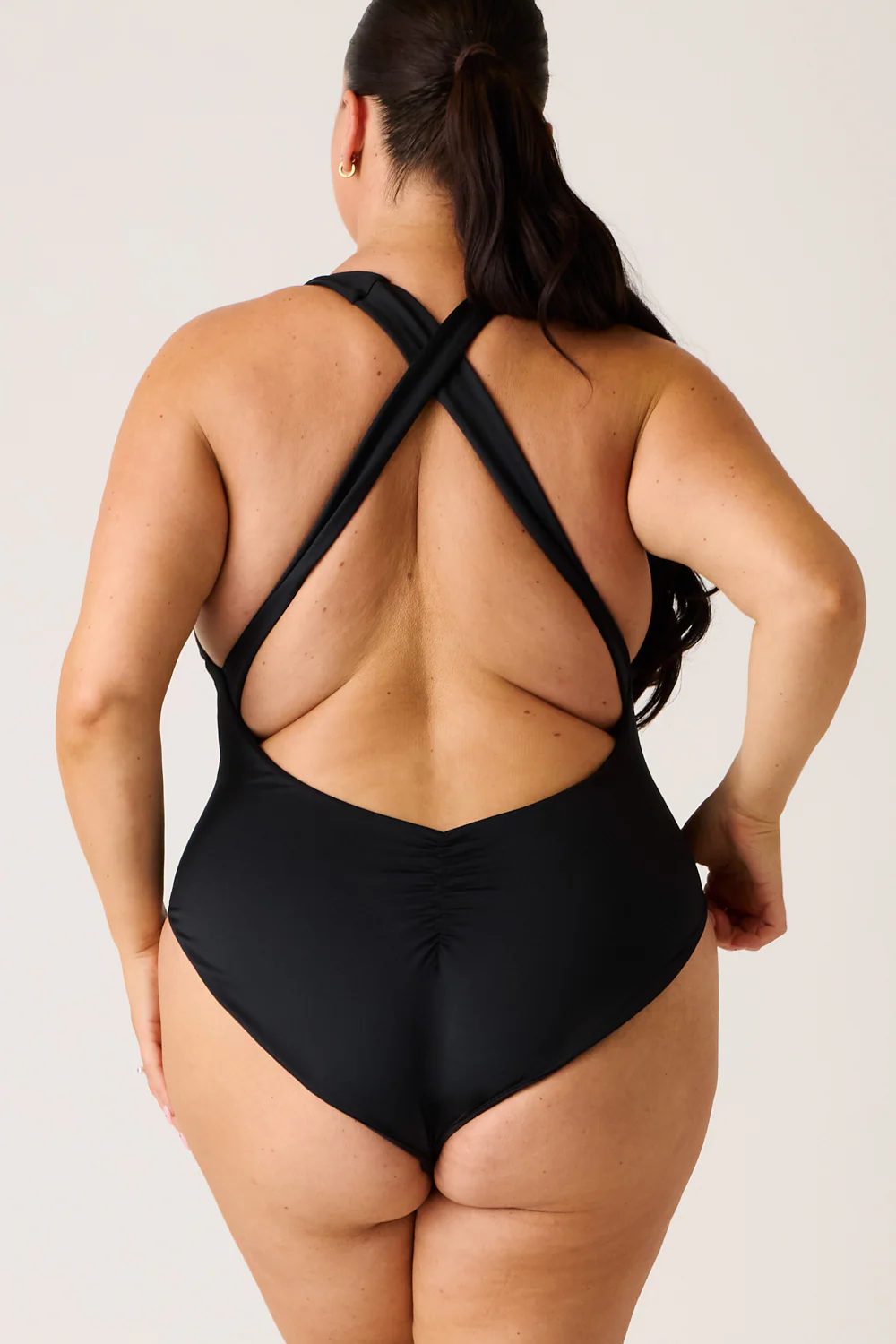 The Crossback One Piece - Matte Black - Image 6