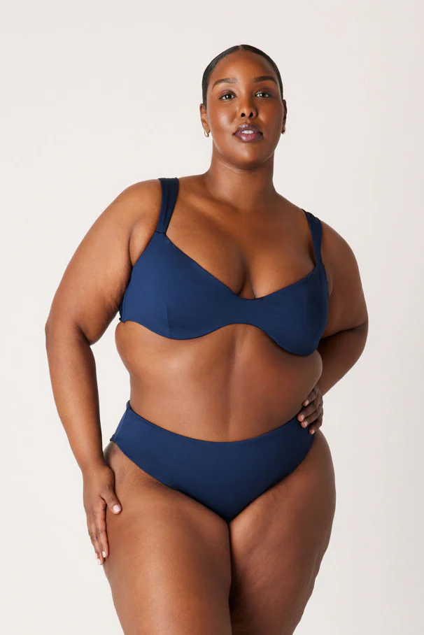 The Sweetheart Underwire Top - Soft Navy - Image 4