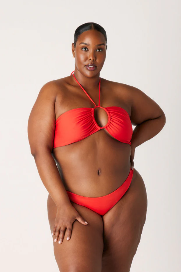 The High-Leg Scrunch Bottom - Fiesta Red - Image 4