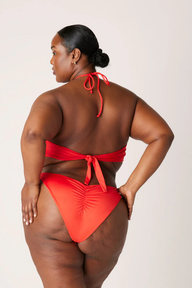 The High-Leg Scrunch Bottom - Fiesta Red - Image 5