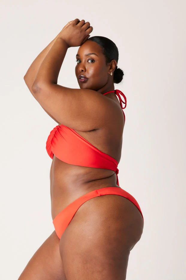 The High-Leg Scrunch Bottom - Fiesta Red - Image 6