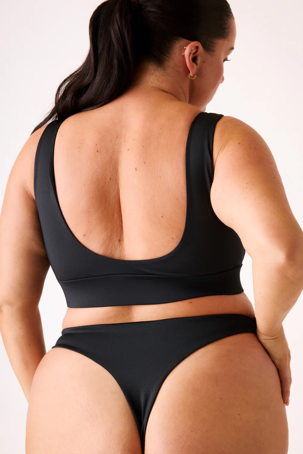 The Thong Bottom - Matte Black - Image 5