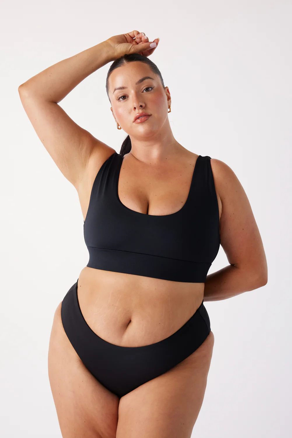 The High-Leg Scrunch Bottom - Matte Black - Image 4