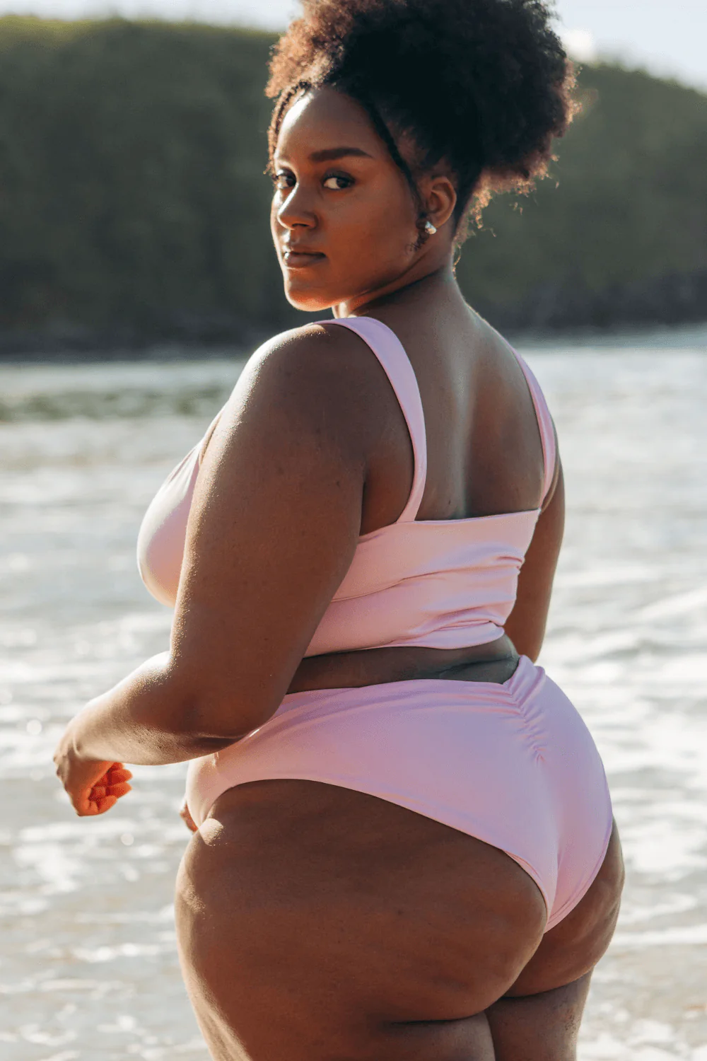 The High-Leg Scrunch Bottom - Peony Pink - Image 4
