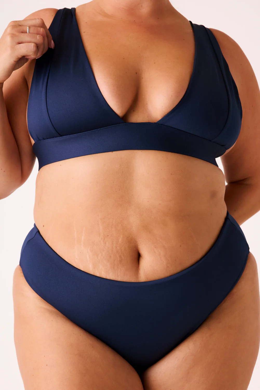 The High-Leg Scrunch Bottom - Soft Navy - Image 7