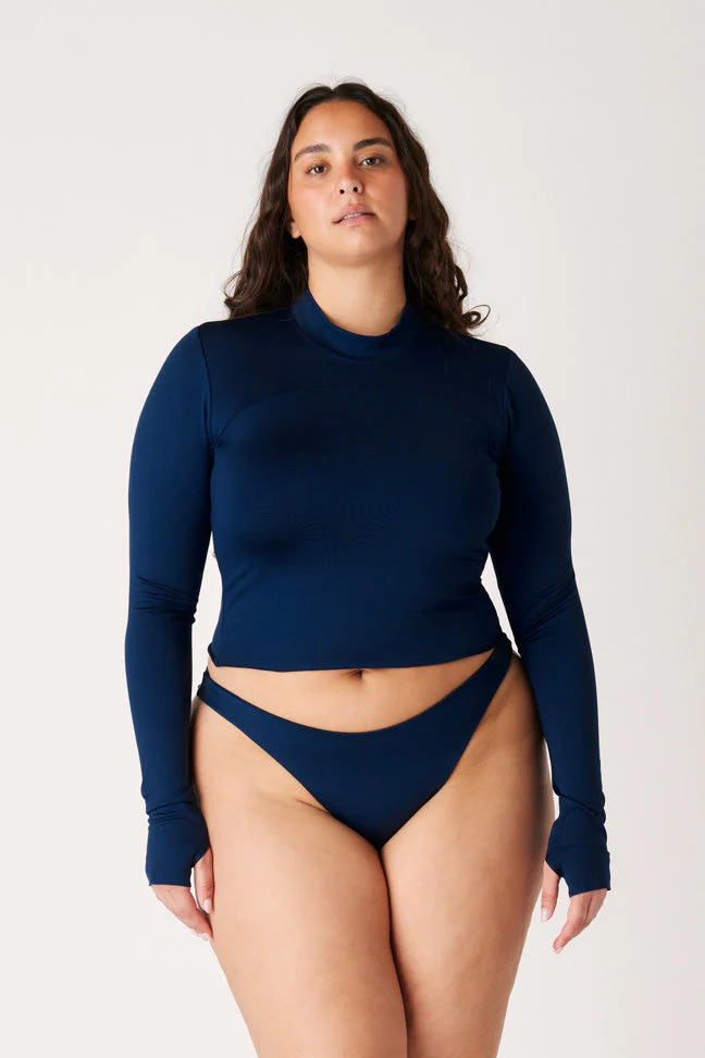 The Long Sleeve Surf Top - Soft Navy - Image 4