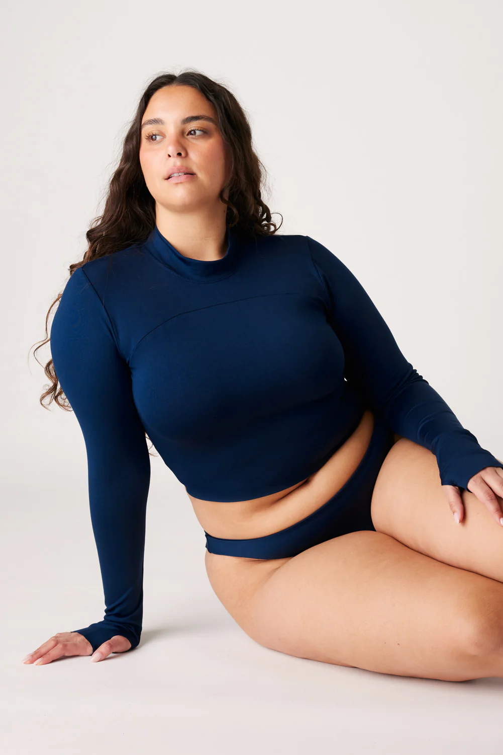 The Long Sleeve Surf Top - Soft Navy - Image 7