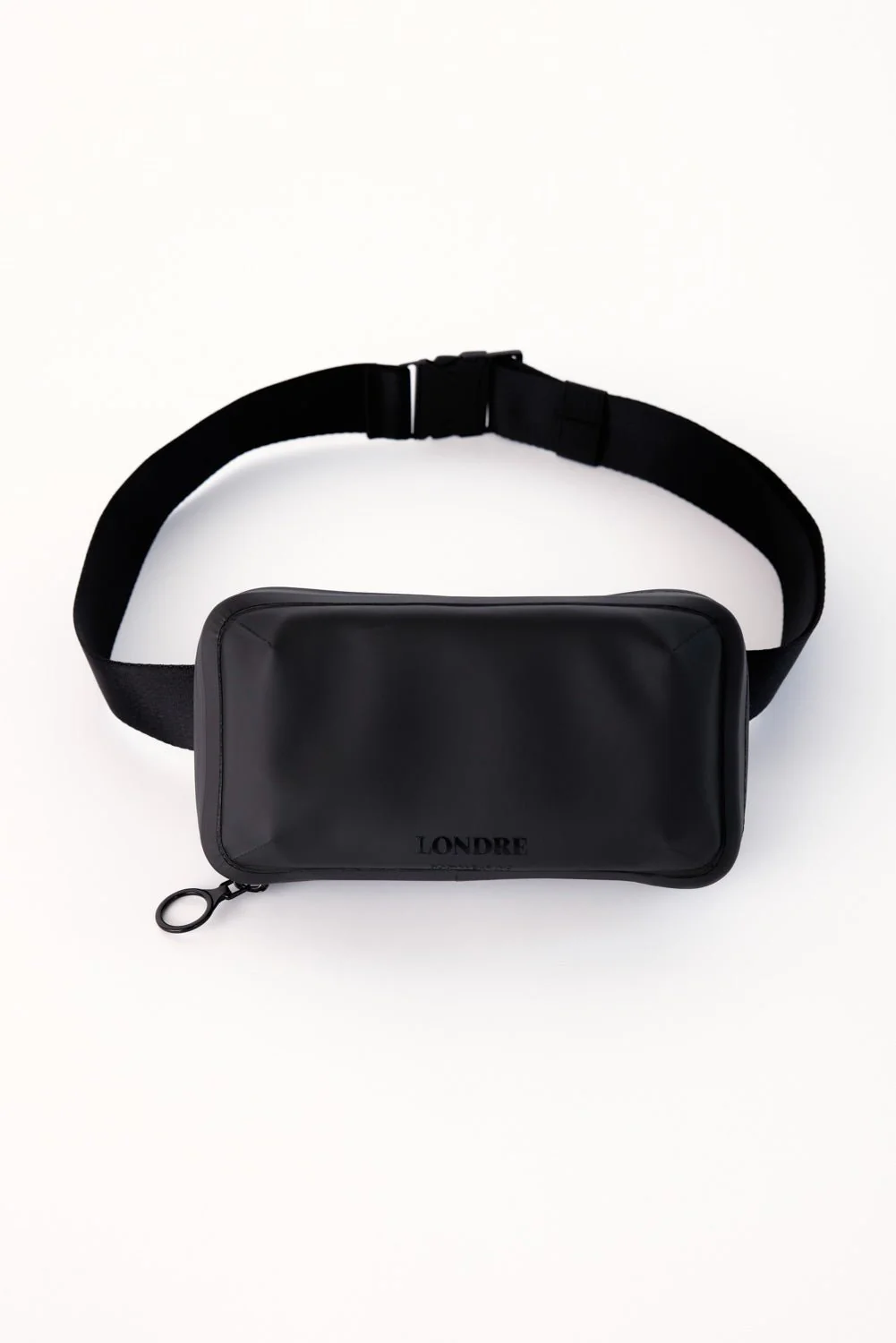 The Orea Waterproof Belt Bag - Matte Black - Image 5