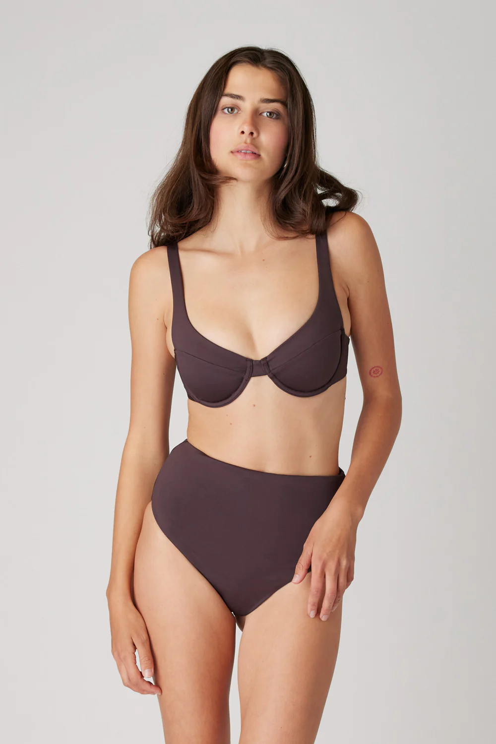 The Riviera Underwire Top - Cocoa