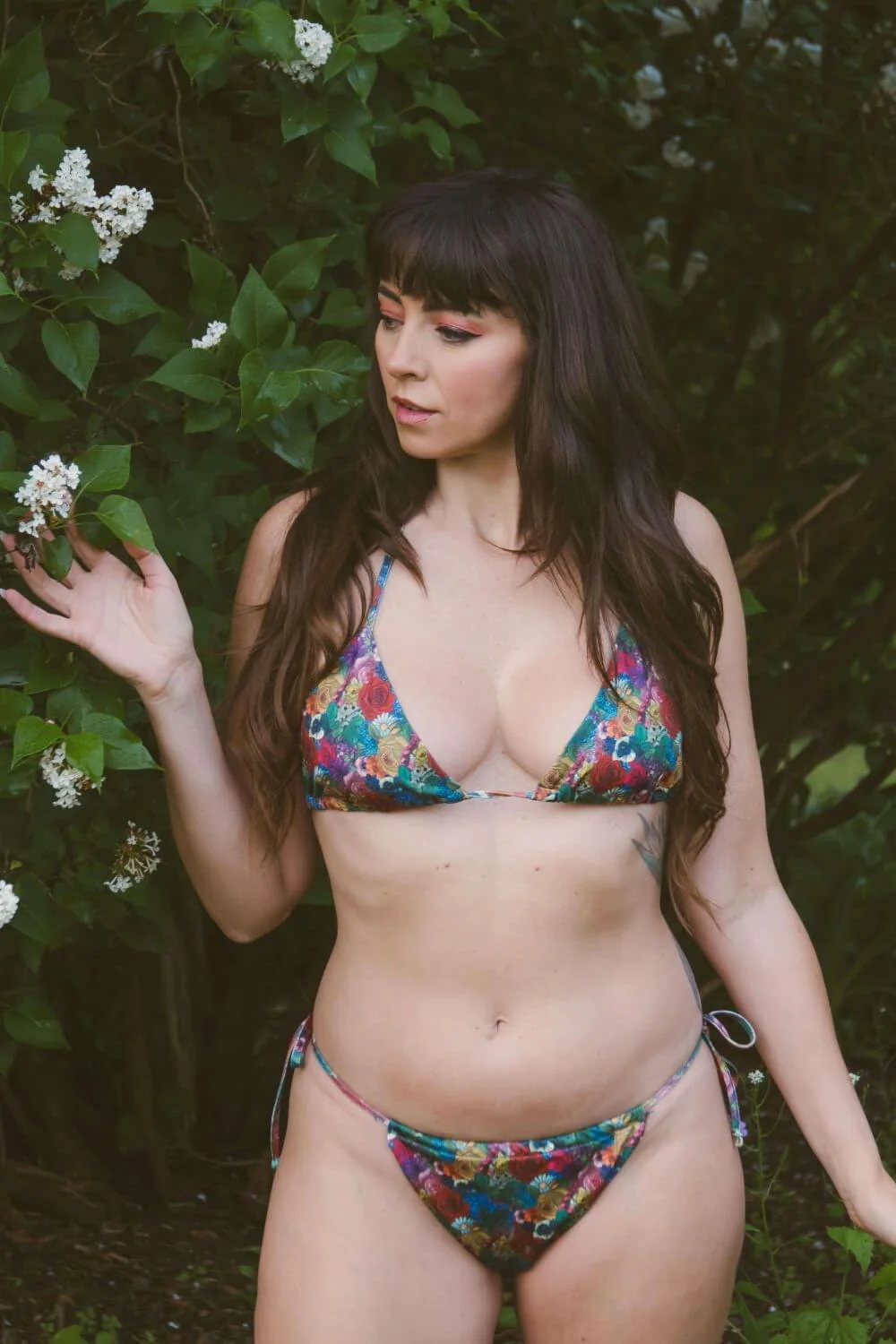 The Ruched Drawstring Bottom - Briony's Garden - Image 4