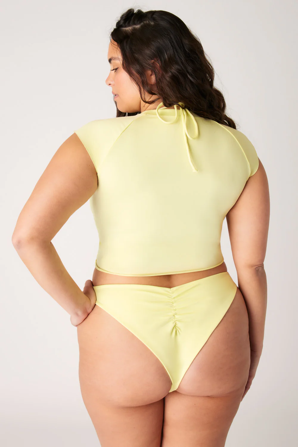 The Short Sleeve Surf Top - Butter Yellow - Image 6