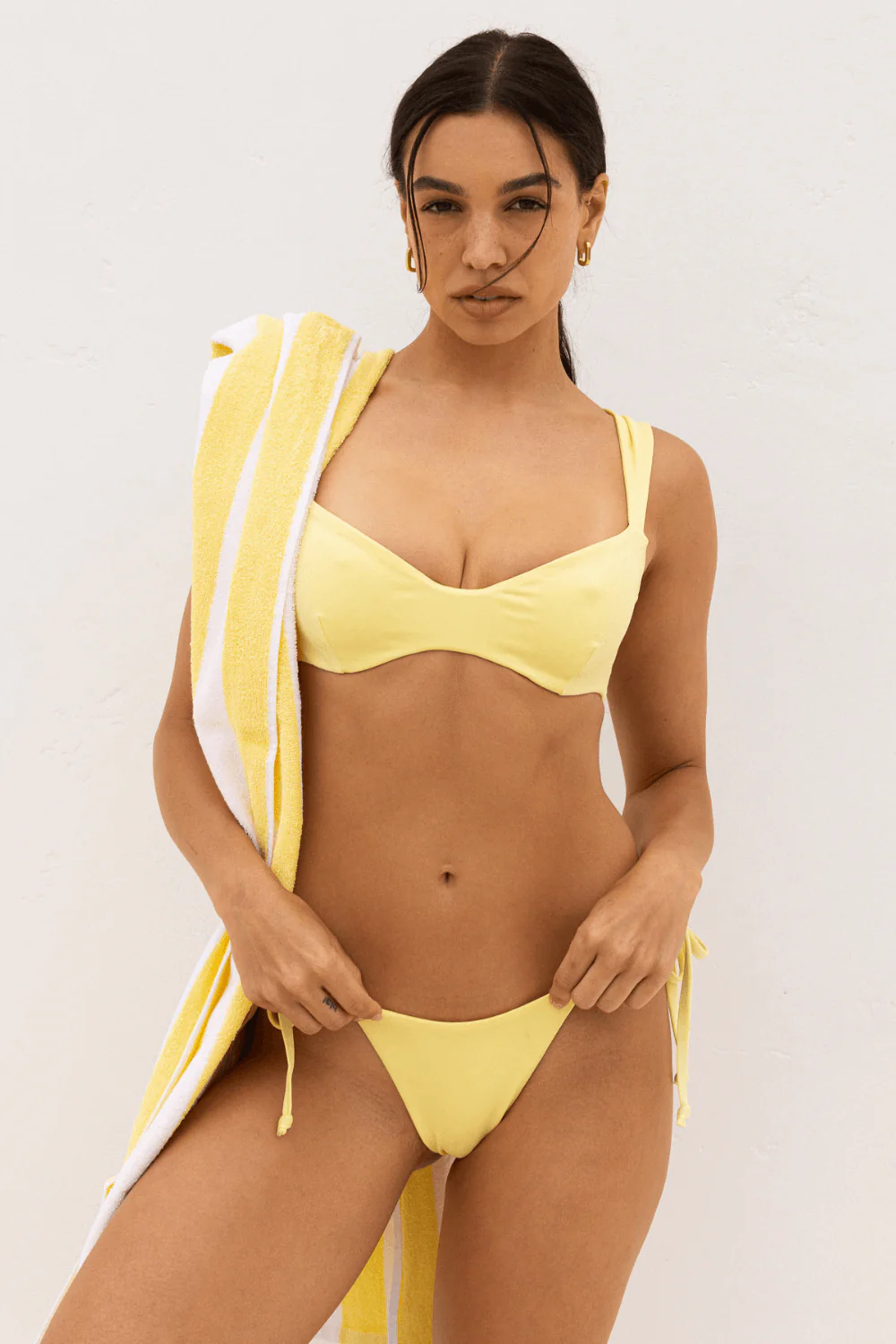 The Side Tie Bottoms - Lemonade - Image 5