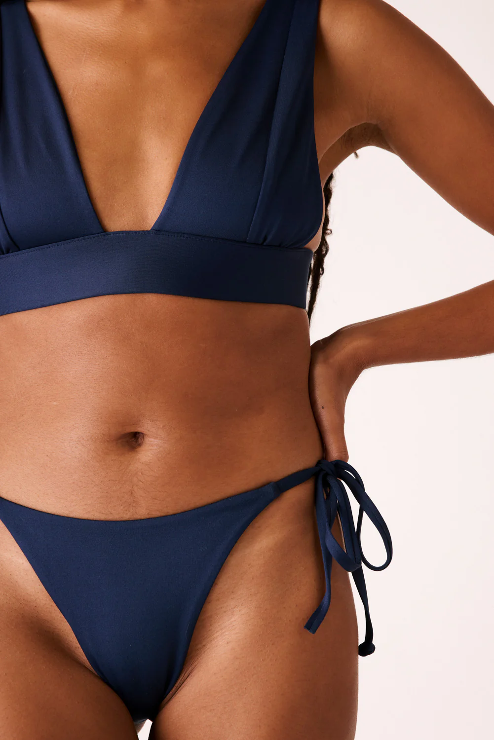 The Side Tie Bottoms - Soft Navy - Image 4