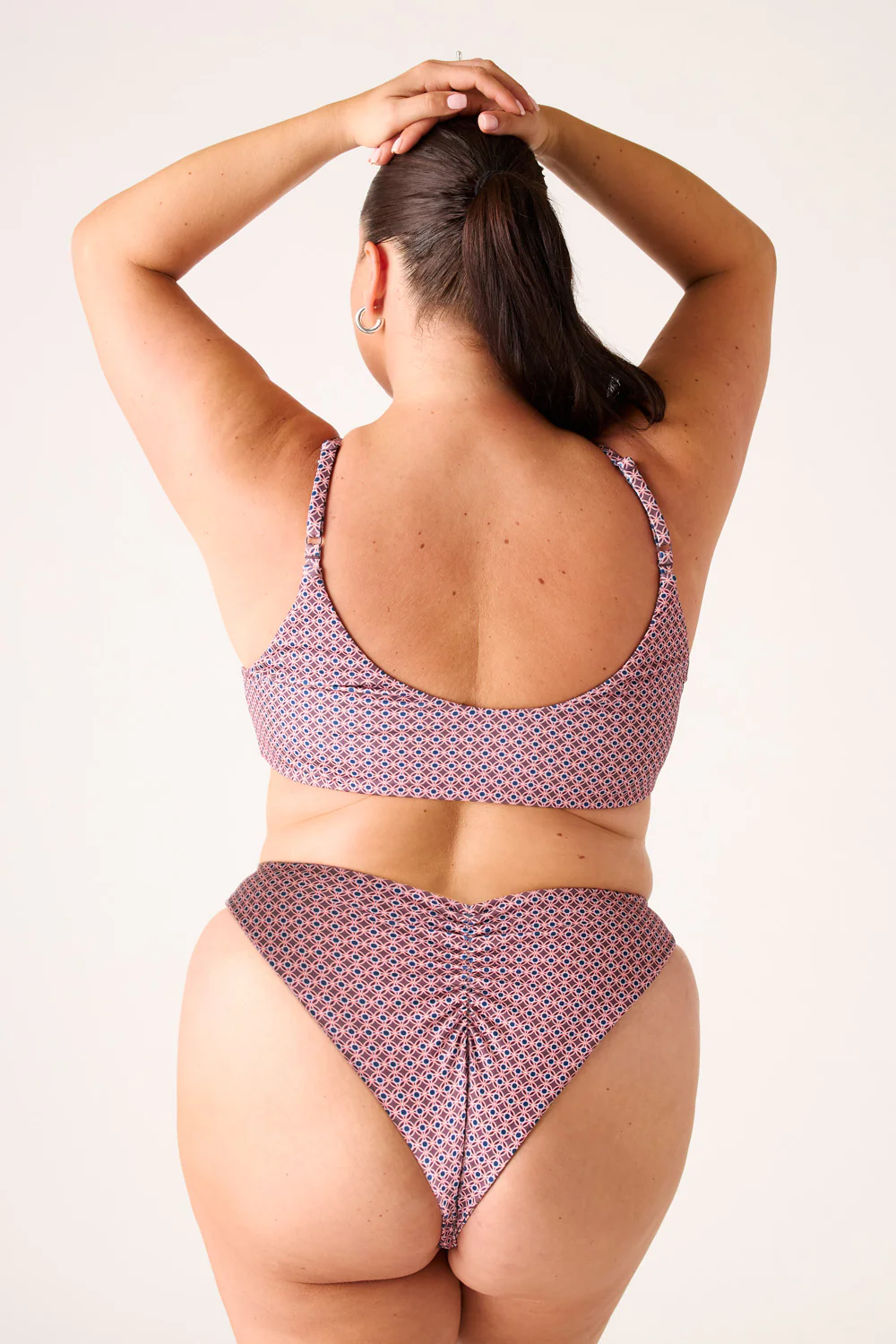 The Adjustable Bralette Top - Aegean Geo - Image 5