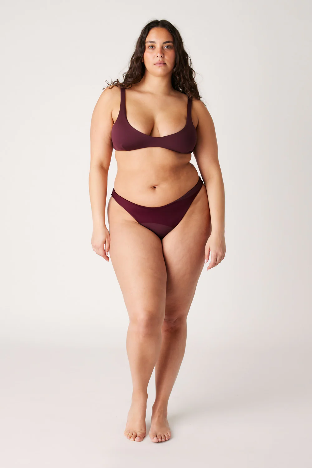 The Sleek Scrunch Bottoms - Dark Cherry - Image 3