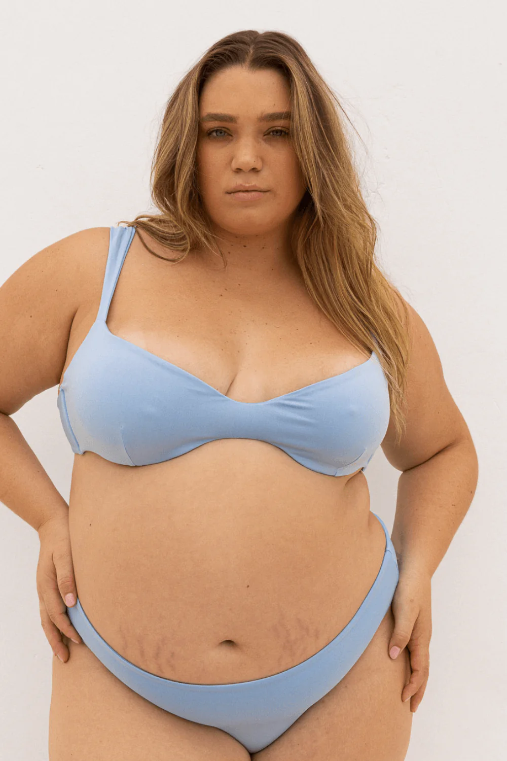 The Sweetheart Underwire Top - Airy Blue