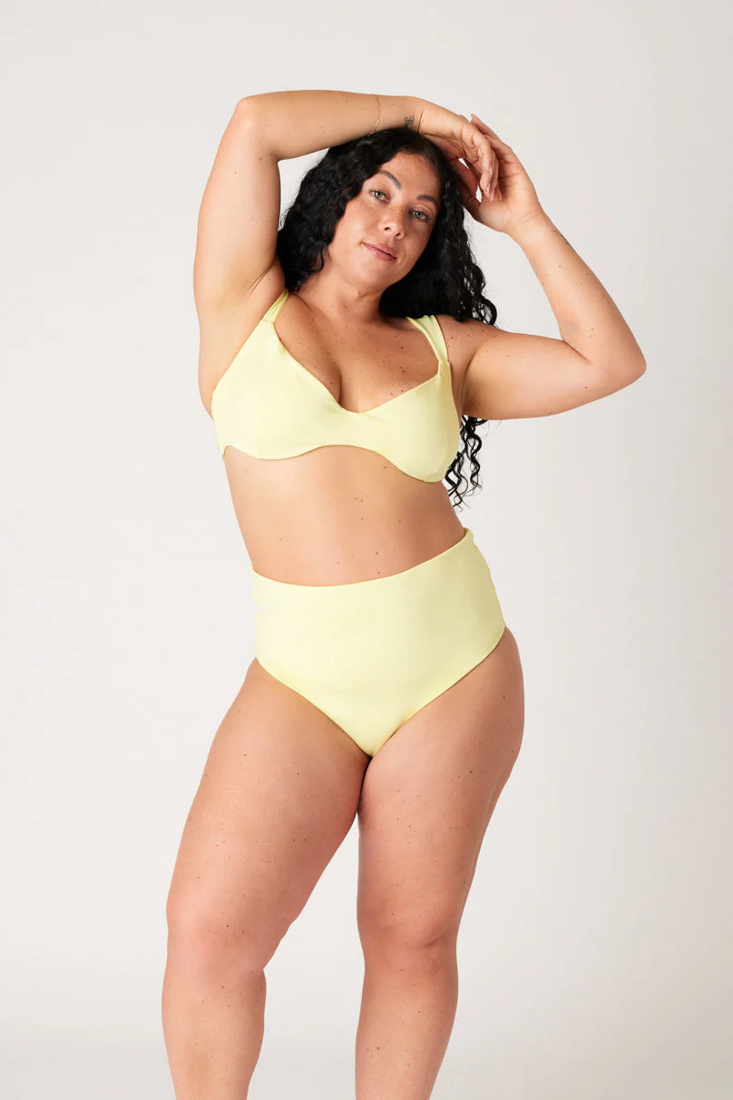 The Sweetheart Underwire Top - Butter Yellow - Image 6
