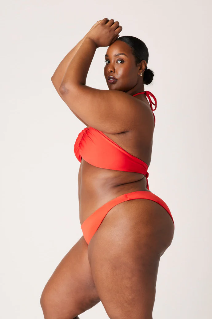 The Tied Up Top - Fiesta Red - Image 4